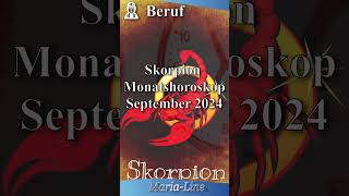 Skorpion BERUF 👷‍♀️ Horoskop September 2024 [upl. by Kliman]