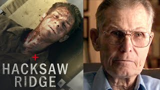 The End of the Battle amp Interview w the Real Desmond Doss Scene  Hacksaw Ridge [upl. by Yeffej]