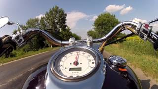 Yamaha XVS 1100 DragStar  GoPro HD 2 [upl. by Lavinie]