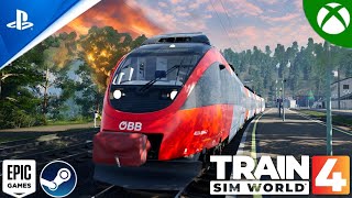 🚊BRAND im idyllischen Niederösterreich😱CampingSpaß auf der schönsten österreichischen Map in TSW 4 [upl. by Cyril]