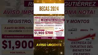 📌💰De esta manera se hará el registro a la Beca Universal Rita Cetina Gutiérrez Nivel Básico [upl. by Ahseim]