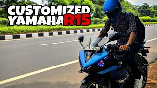 Modifying Yamaha R15 V2  Yamaha YAXIS [upl. by Jervis]