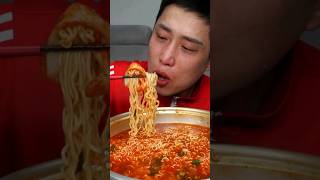 ASMR MUKBANG Spicy Noodles and Kimchi [upl. by Alledi137]