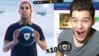 RONALDİNHO ÇIKARTTIMM   230 TL İLE EFSANE AVI TOP AÇILIMI  PES 2019 [upl. by Eilojne]