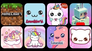 Minecraft⭐KawaiiWorld⭐KawaiiWorld 2023⭐KawaiiCraft 2021⭐Cute Craft 2⭐Craft Pink⭐Crafting Game⭐KWorld [upl. by Aisital]