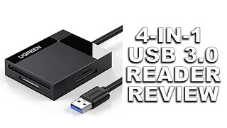 4IN1 USB 30 SD Card Reader Review [upl. by Mehelhteb]