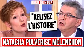 NATACHA POLONY pulvérise JEANLUC MÉLENCHON sur LÉON BLUM [upl. by Ssidnak682]