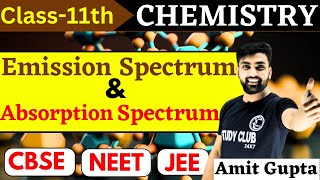 Emission and Absorption Spectra  Emission and Absorption Spectra Class 11  Emission Spectrum  JEE [upl. by Cutlerr]