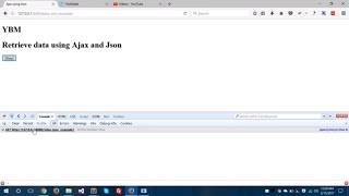 How to fetch JSON data using jQuery Ajax [upl. by Jemie]