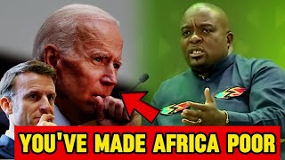 Africa Reacts as This Professor CALLS OUT America for PLUNDERING Resources in Africa LEAVE AFRICA [upl. by Grunenwald295]