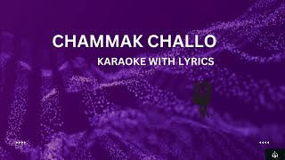 CHAMMAK CHALLO KARAOKE SONG WITH LYRICS  AKON SONG  SHAH RUKH KHAN MOVIE  RA ONE [upl. by Alard]