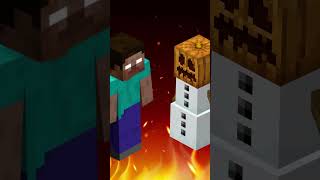 HEROBRINE VS ALL DANGER ⚡ MOB minecraft warden herobrine ytshorts [upl. by Laertnom]