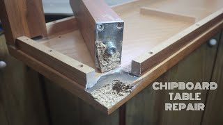 Cheap and Easy DIY  How to Fix Broken Particle Board Furniture [upl. by Eeraj]