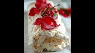 Easy Cooking  Meringue Roulade [upl. by Richma]