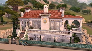 Villa Azul  The Sims 4 Speed Build  CC [upl. by Julita]