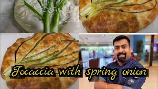 Overnight Refrigerator Spring onion focacciaThe Best mouth watering focaccia bread recipe [upl. by Nnaynaffit]