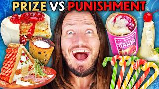 Prize Vs Punishment Roulette  Crazy Holiday Foods [upl. by Netsoj]