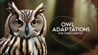 Adaptation In Owl  Adaptation In Animals Science For Kids Science Adaptation For Grade 4 Owls [upl. by Punak788]