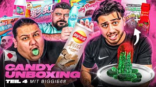 EMRE amp BIGGIE68 MÜSSEN KOTZEN 🤮 SÜßIGKEITEN UNBOXING AUS JAPAN 🇯🇵 [upl. by Lucine]