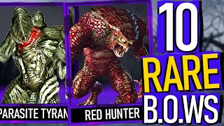 Resident Evil  10 RARE  Unique BOWs amp Monsters [upl. by Parker]