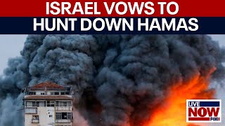 IsraelHamas war Israel vows to hunt down every Hamas member  LiveNOW from FOX [upl. by Laekim390]