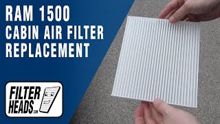 How to Replace Cabin Air Filter 2019 RAM 1500  AQ1138 [upl. by Elik475]