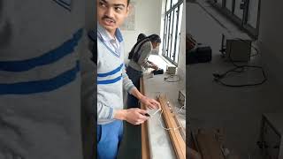 physics practical to identify the resistance of a given wire using meter bridge [upl. by Zeta575]