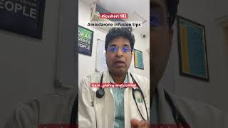 icushort 182 Amiodarone infusion tips esbicm shorts [upl. by Ihana]