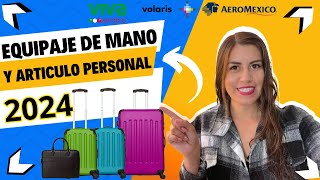 EQUIPAJE de MANO para Viajar en Avión 2024 ¨✈️ [upl. by Namzed]