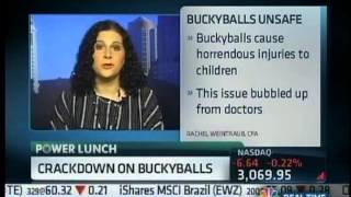 Buckyballs CEO Craig Zucker on CNBC with CFAs Rachel Weintraub [upl. by Enyahc858]