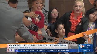 Goodwill Store opens at Canutillo HS [upl. by Ahsiemat783]