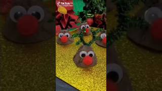 How to make Christmas reindeer 2024 chirstmas newyear homedecor decoration home diy [upl. by Amian125]