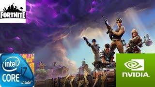 Fortnite i7 2600 GTX 1050 ti ram 16gb test video [upl. by Heisel600]