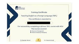 AOU Summer TEFL [upl. by Pros]