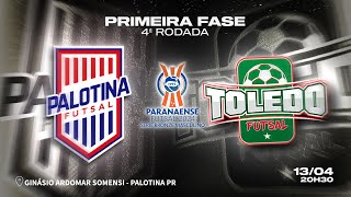 Palotina Futsal X Toledo Futsal  PRIMEIRA FASE  Futsal Série Bronze [upl. by Forward]