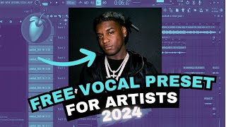 This is the Best FREE Vocal Preset for FL Studio 2024 [upl. by Ahsyla]