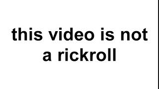 this video is not a rickroll click for prof [upl. by Ennairod]