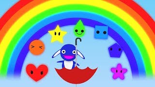 Rainbow song for kids  Learn colors of rainbow for toddlers  Moogoopi’s animated song [upl. by Gelasius]