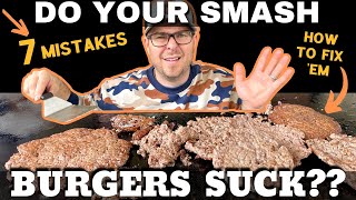 The Biggest Smash Burger Mistakes Beginners Make  And how to fix them [upl. by Leonidas653]