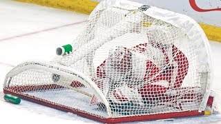 NHL Goalies TrappedGlove Saves on Bench [upl. by Pietra811]