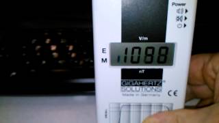 The ME3830B Meter  Low Frequency EMF Readings at the Office Place [upl. by Sidra]