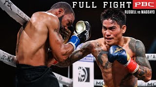 Russell vs Magsayo FULL FIGHT January 22 2022  PBC on Showtime [upl. by Teirrah]