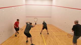 Racquetball Doubles pick up game [upl. by Ennael]