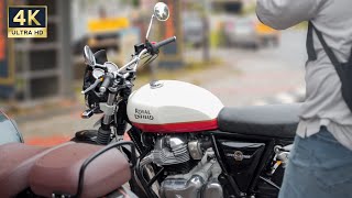 Finally its arrived Royal Enfield Interceptor 650 BS6 Cinematic 4K Delivery Video  Sony a7iii [upl. by Enitnatsnoc]