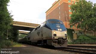 Amtrak Pennsylvanian Train 43 at Greensburg PA RR P42DC 125 [upl. by Francesca820]