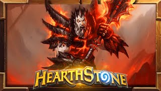 Hearthstone Deathwing Hero Skin Animations [upl. by Aicad757]