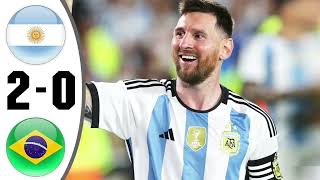 Argentina vs Brazil 20 Highlights amp All Goals 2023 [upl. by Nicki]