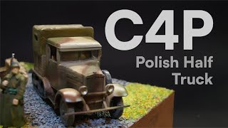 C4P Polish half truck scale model in 172  Model build [upl. by Bradley478]