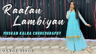 Raataan Lambiyan  Shershaah  Jubin Nautiyal  Asees Kaur  Dance Video  Muskan Kalra [upl. by Simetra]