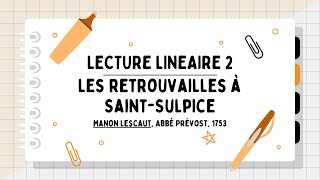 Les retrouvailles à SaintSulpice  Lecture linéaire n°2  Le Roman et le Récit [upl. by Ayardna]